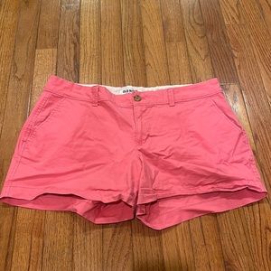 Old Navy Pink Chino Shorts